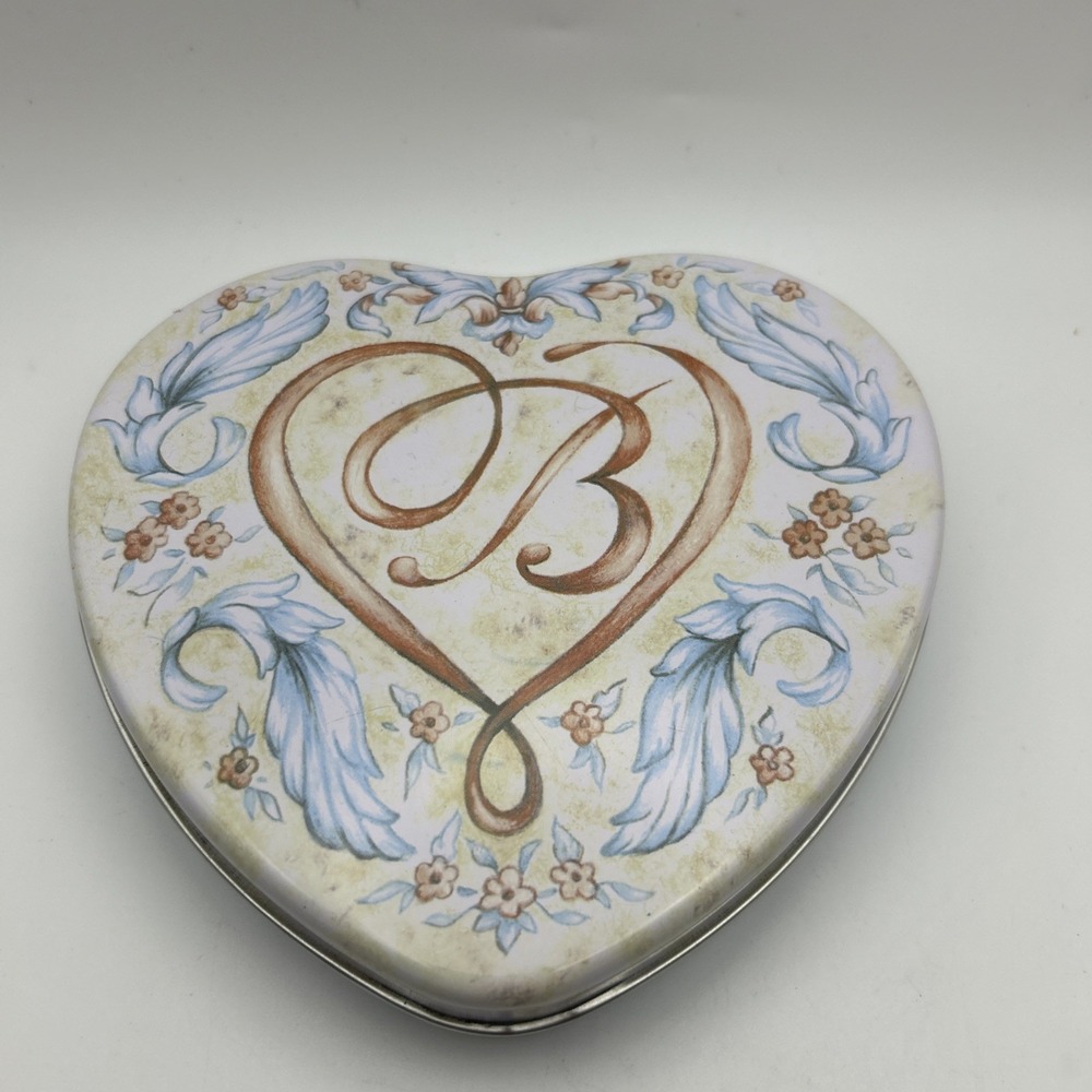 Brighton Heart Shaped Tin Trinket Jewelry‎ Box